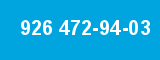 926 472-94-03 926 472-94-03